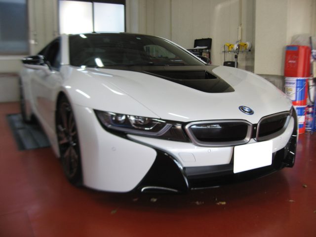 ＢＭＷ　ｉ8　Ｈ＆Ｒダウンサス交換