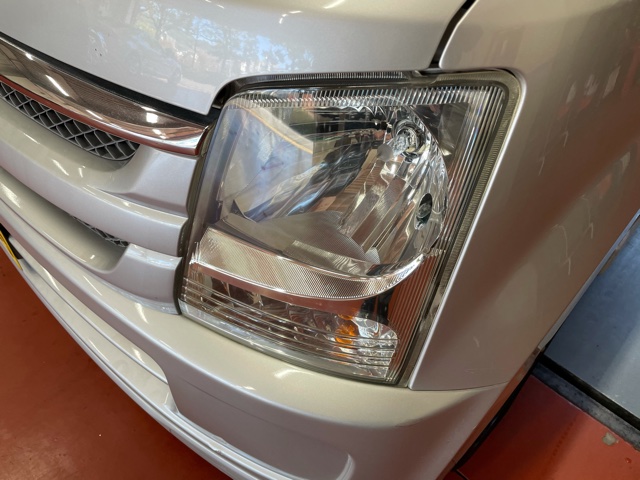 スズキ　ワゴンＲ　車検整備点検部品交換＆ヘッドライト磨き