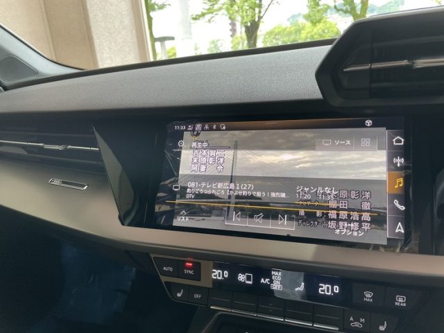 ＡＵＤＩ　Ａ３（ＧＹ）セダン　ＴＶキャンセラー取付作業