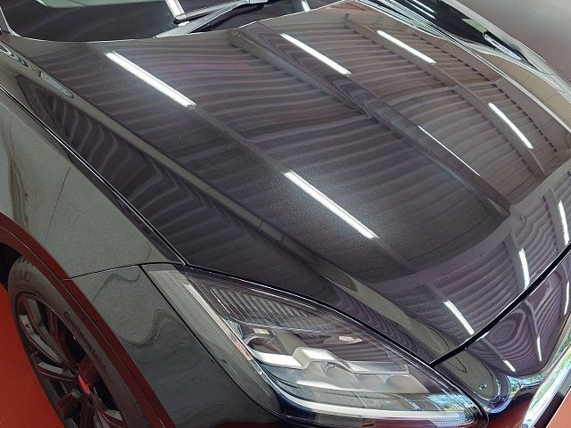 ジャガー　Ｅ－ＰＡＣＥ　フロント廻りプロテクションフィルム施工