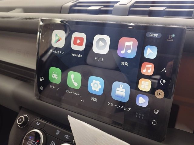 レンジローバー　ディフェンダー　マルチメディアインターフェイス＆地デジ＆ドラレコ＆レーダー取付作業