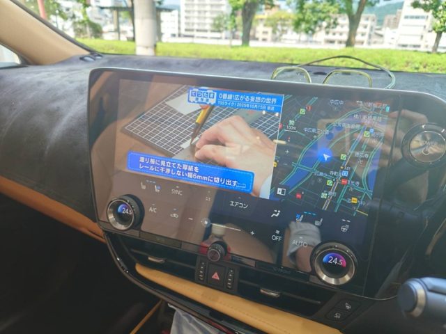 レクサス　ＮＸ３５０ｈ　ＴＶキャンセラー＆アクティブブレーキホールド取付作業
